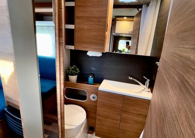Interior rulote baie